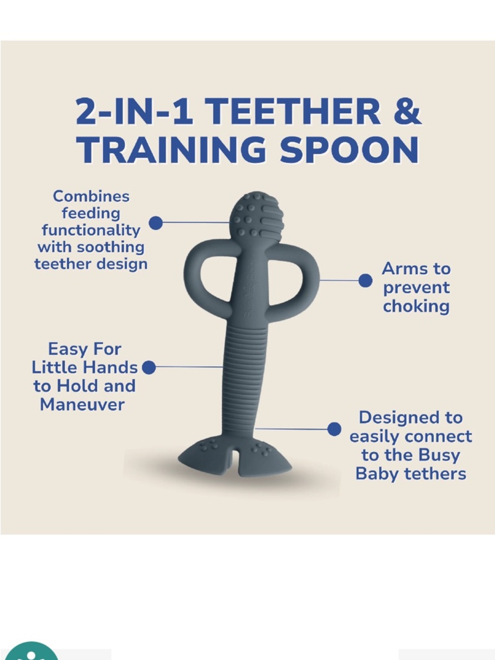 Busy Baby Mini Mat & Training Spoon - Picture 3 of 5